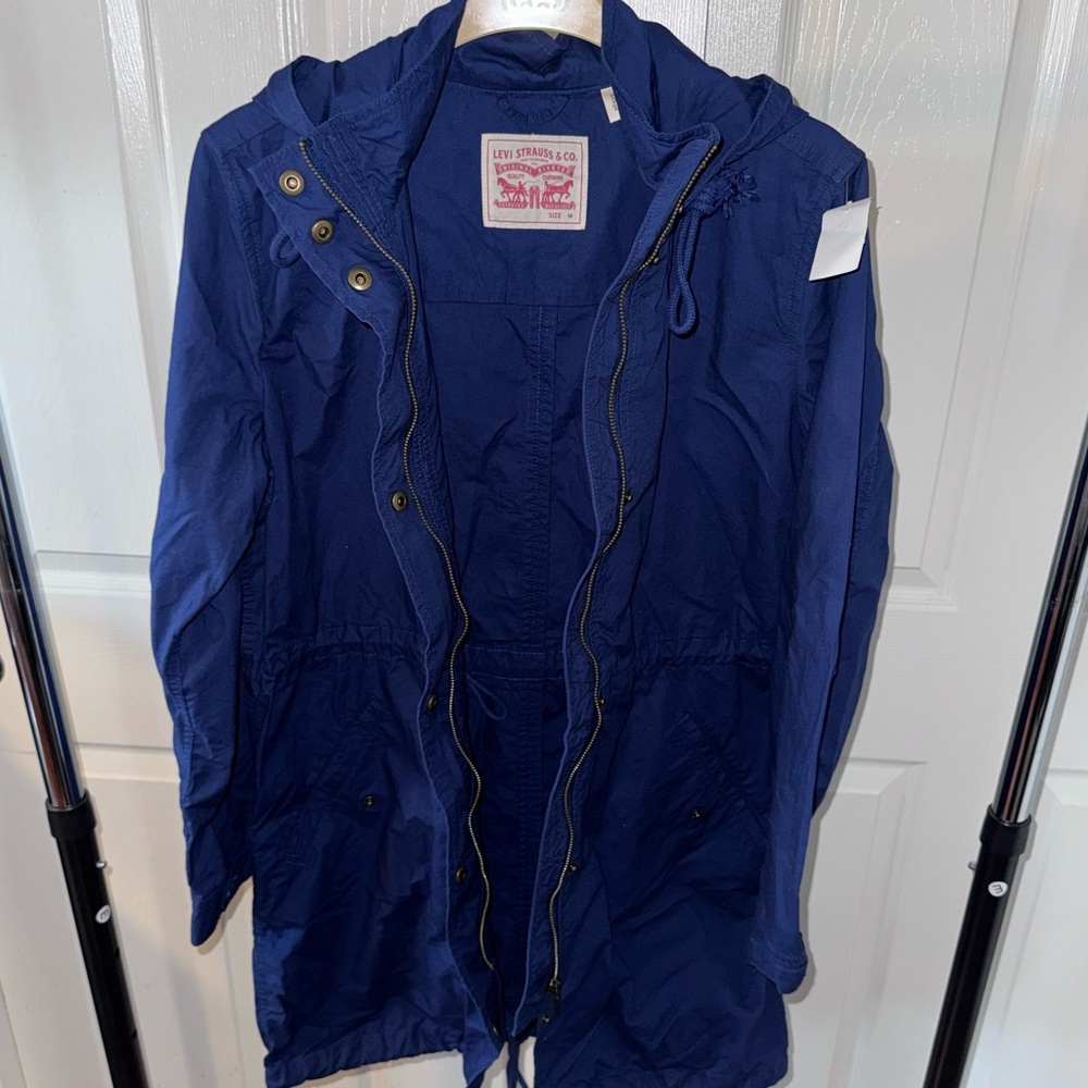 Levi's Navy Blue Hooded Jacket